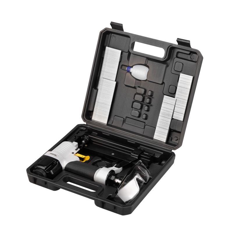  Пневмопистолет гвоздезабивной (нейлер) N50/S40 2в1 Kranz KR-16-1610 фото в каталоге от BTSprom.by