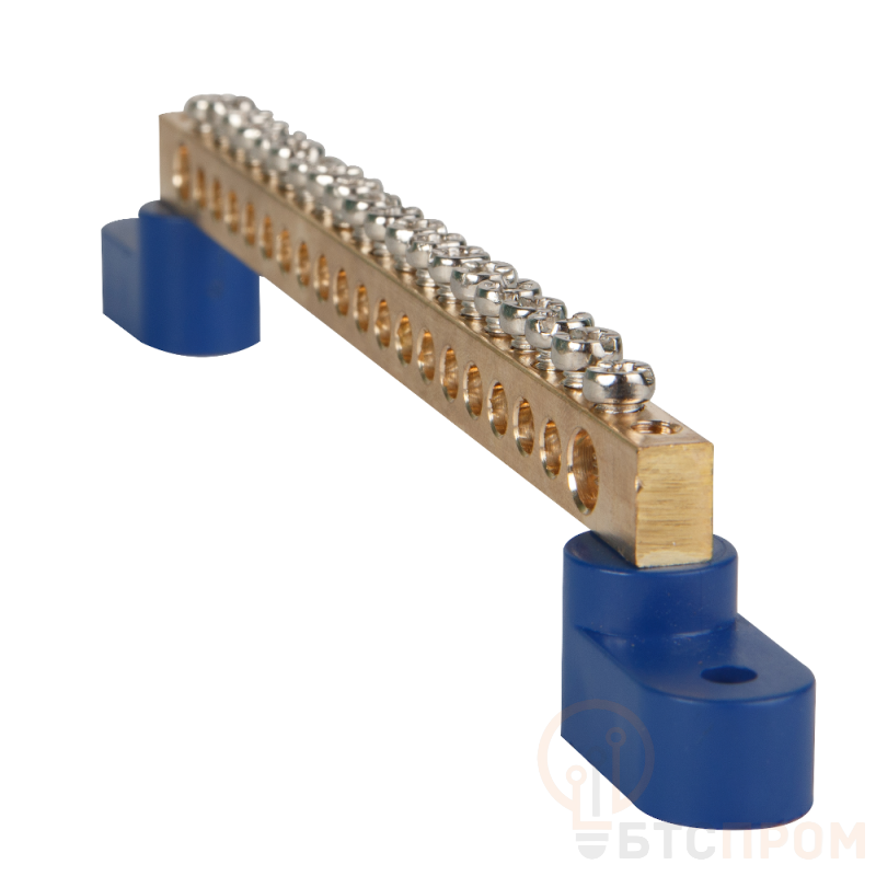 Шина нулевая с двумя изоляторами OptiKit BB-T-N-S-18-6х9 син. КЭАЗ 277890 фото в каталоге от BTSprom.by  Шина нулевая с двумя изоляторами OptiKit BB-T-N-S-18-6х9 син. КЭАЗ 277890 фото в каталоге от BTSprom.by