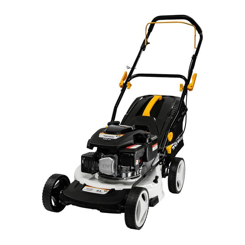  Газонокосилка бензиновая KR-430NSP несамоходная 150куб.см 43см Kranz KR-16-1235 фото в каталоге от BTSprom.by