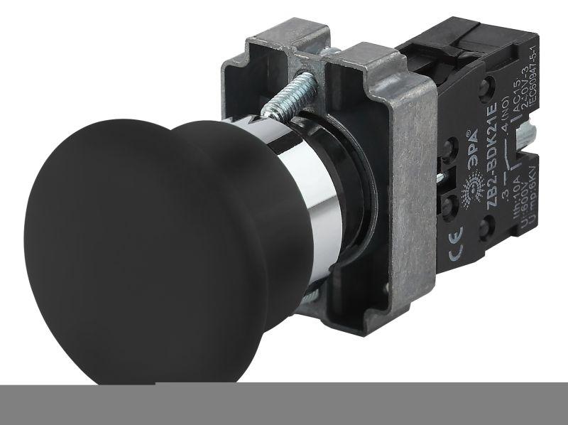 кнопка управления "грибок" lay5-bc21 bbg70-bc-k02e 1з черн. эра б0045640 от BTSprom.by