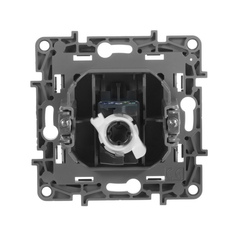  Розетка компьютерная 1-м СП Etika RJ45 кат.5E UTP механизм антрацит IEK 672641 фото в каталоге от BTSprom.by