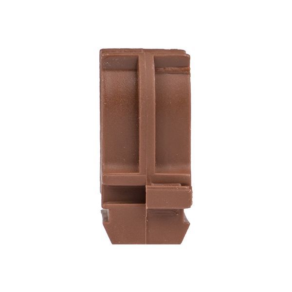  Держатель для труб (клипса) d25мм темн. дерево (уп.10шт) Plast EKF derj-z-25d фото в каталоге от BTSprom.by