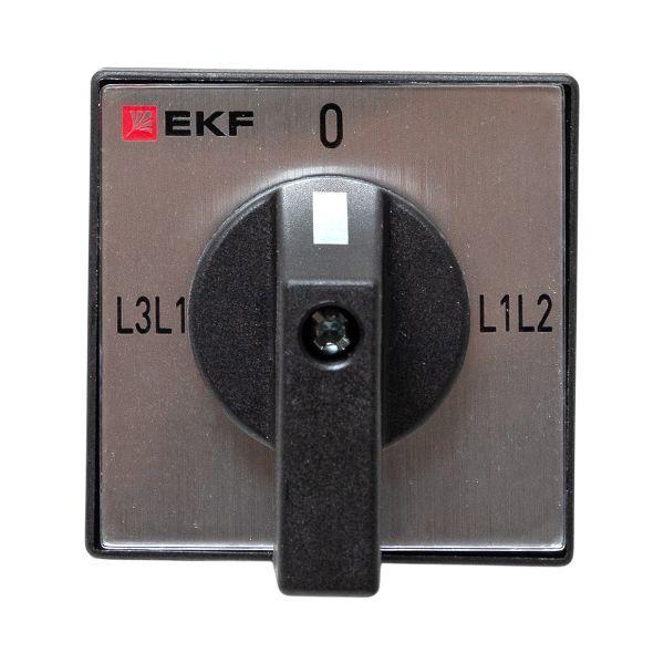  Переключатель кулачковый ПК-1-73 3п 10А для вольтметра линейное напряжение PROxima EKF pk-1-73-10 фото в каталоге от BTSprom.by