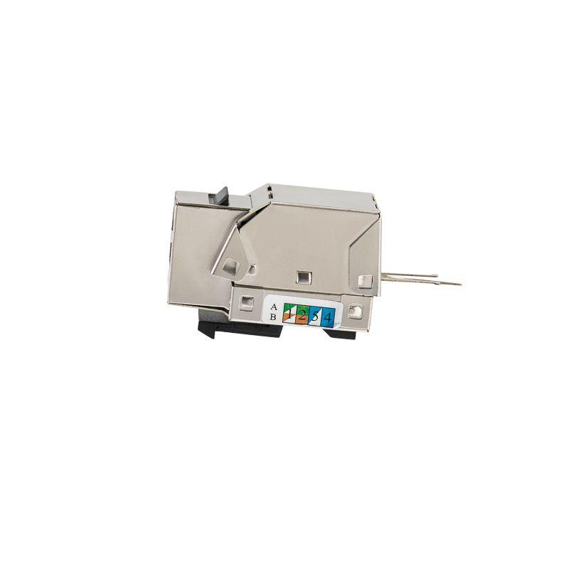  Модуль Keystone Jack RJ-45(8P8C) FTP экранир. кат.6 тип 90град. PRO Rexant 02-0272 фото в каталоге от BTSprom.by