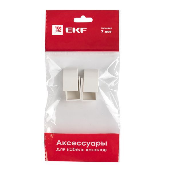  Заглушка 16х16 бел. Plast PROxima (уп.4шт) EKF ecw-16-16x4 фото в каталоге от BTSprom.by