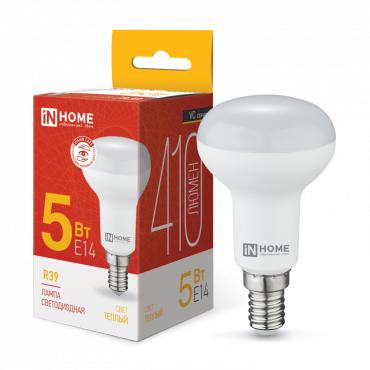 лампа светодиодная led-r39-vc 5вт рефлектор 3000к тепл. бел. e14 410лм 230в in home 4690612030838 от BTSprom.by