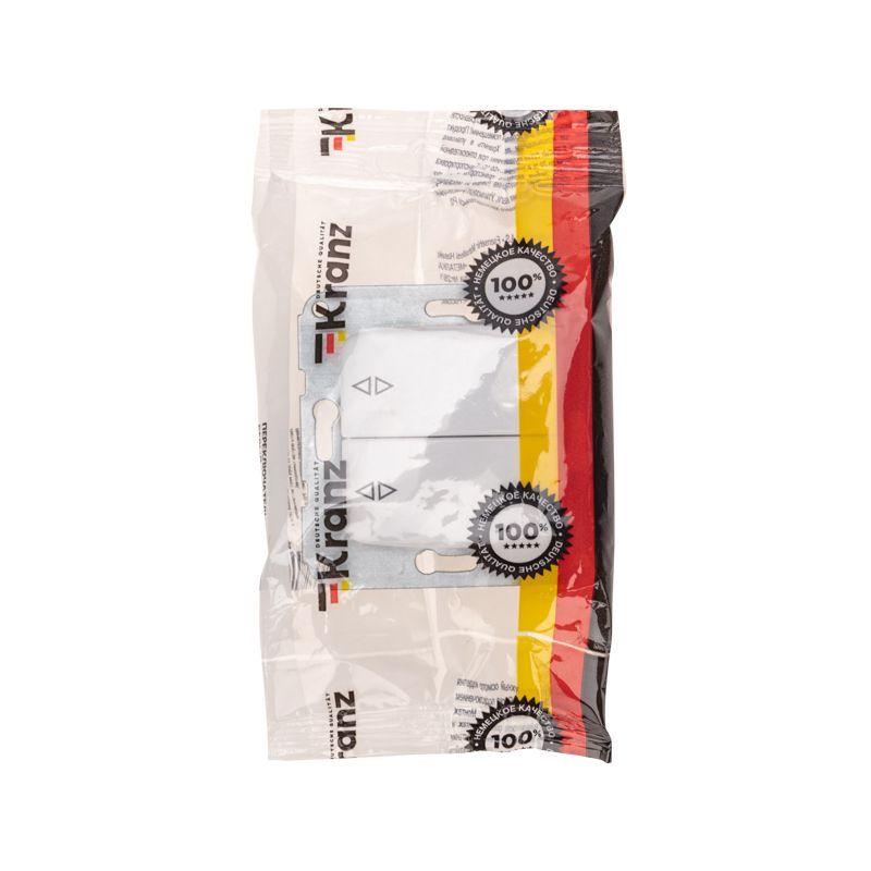  Переключатель проходной 2-кл. СП DEA 10А механизм бел. Kranz KR-78-0207 фото в каталоге от BTSprom.by