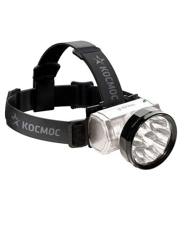 фонарь аккумуляторный налобный accu h10 led 10led аккум. ni-mh 300ма.ч встроен. зу 1.2в космос kocaccuh10led от BTSprom.by