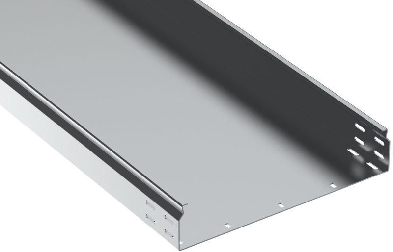 Лоток листовой неперфорир. 80х400 L2500 сталь 1.5мм ESCA 7 IEK CLN10-080-400-150-D25 от BTSprom.by