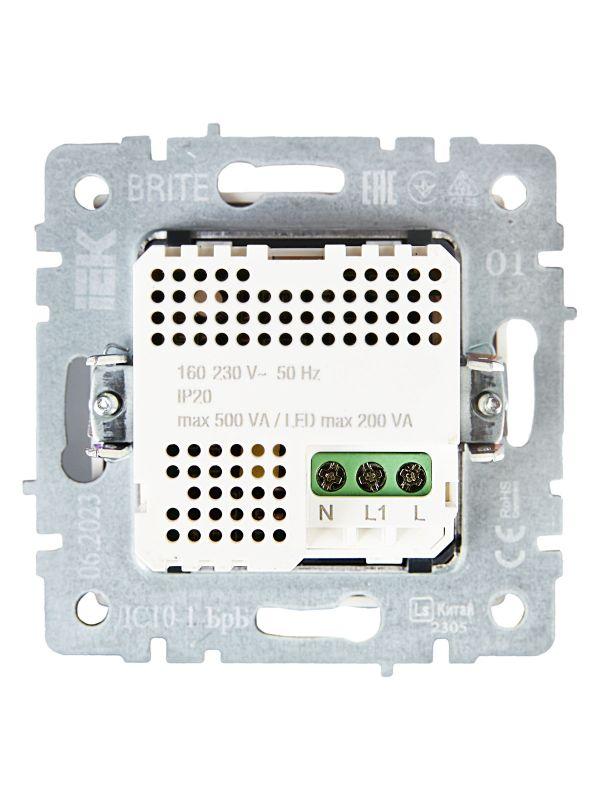  Датчик движения BRITE ДС10-1-БрБ механизм бел. IEK BR-MS10-N-150-05-K01 фото в каталоге от BTSprom.by