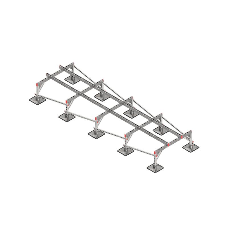 конструкция опорная для установки оборудования technoraptor steelfoot 1200х4000 тип 2 км tr0117 от BTSprom.by