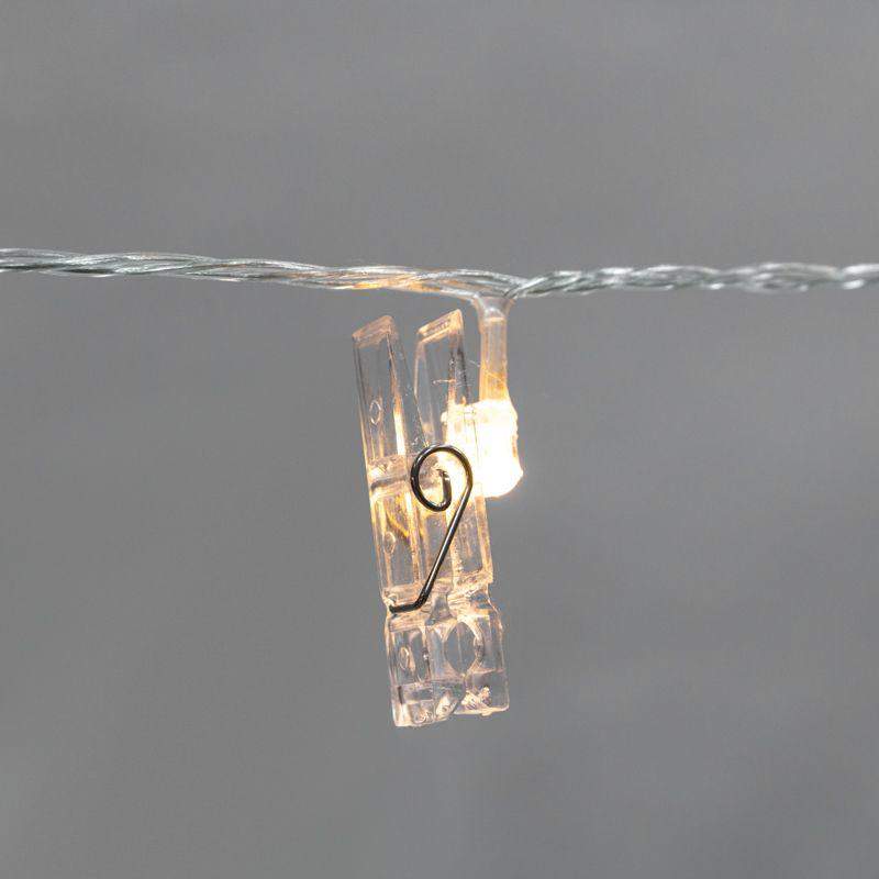  Гирлянда светодиодная "Прищепки" 5м 30LED тепл. бел. 2Вт 220-240В IP20 Neon-Night 303-032 фото в каталоге от BTSprom.by