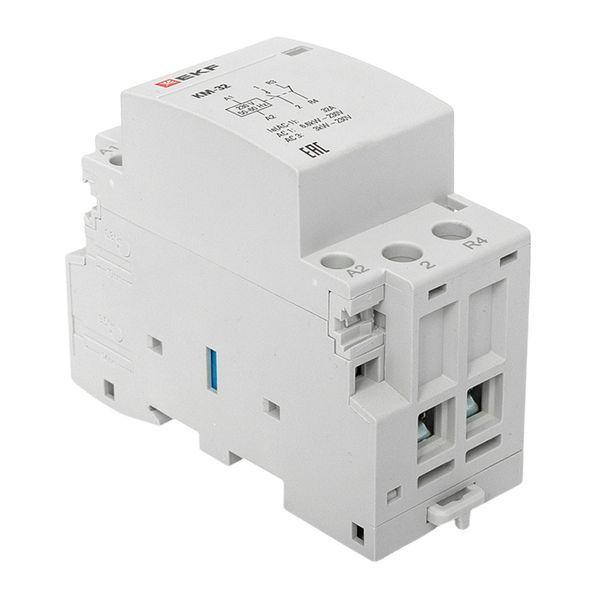  Контактор модульный КМ 32А NО+NC (2 мод.) EKF km-2-32-11 фото в каталоге от BTSprom.by