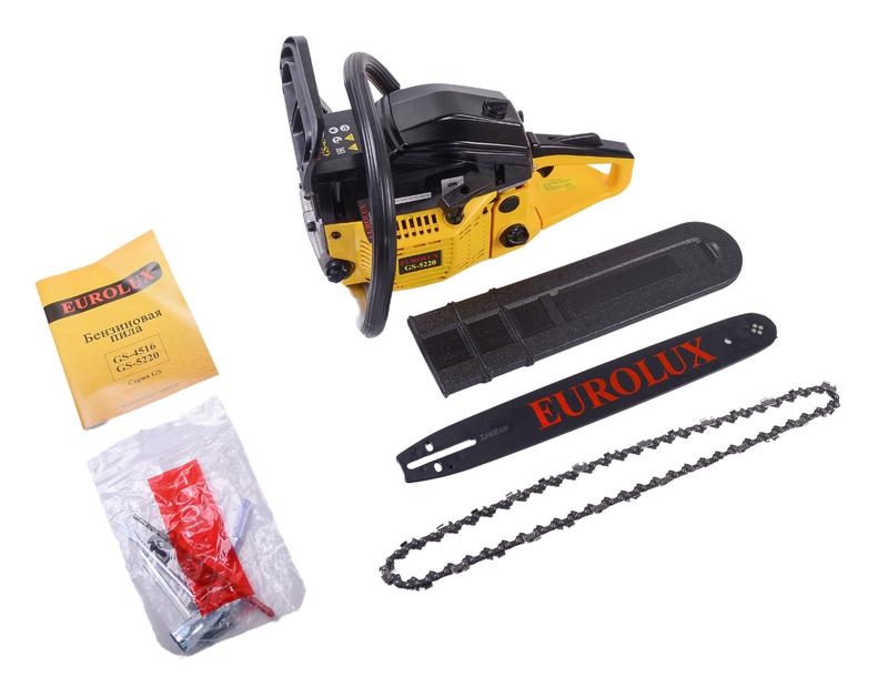  Бензопила GS-5220 EUROLUX 70/6/8 фото в каталоге от BTSprom.by