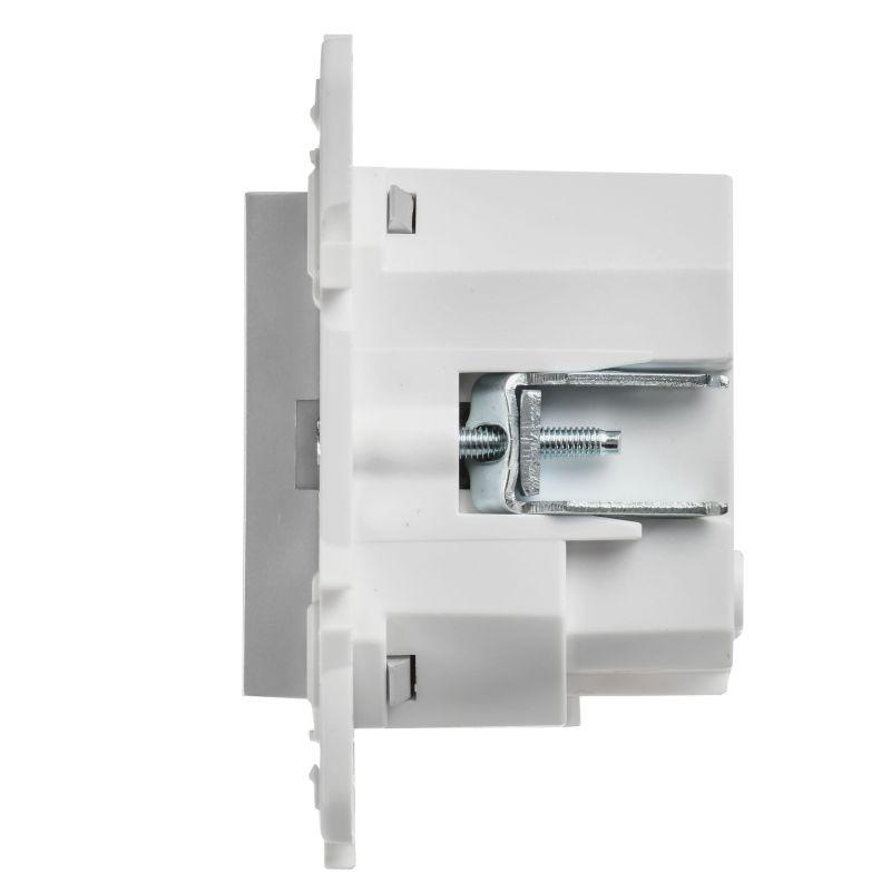  Розетка SKANDY 18Вт 16А с заземл. защ. шторки с USB C SK-R17S серебр. IEK SK-R14-16-U14-018-K23 фото в каталоге от BTSprom.by