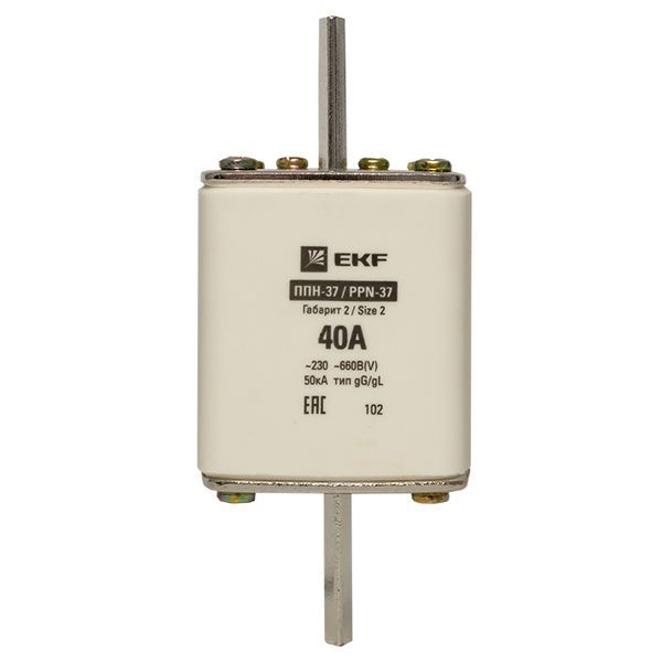  Вставка плавкая ППН-37 400/40А габарит 2 PROxima EKF fus-37/400/40 фото в каталоге от BTSprom.by