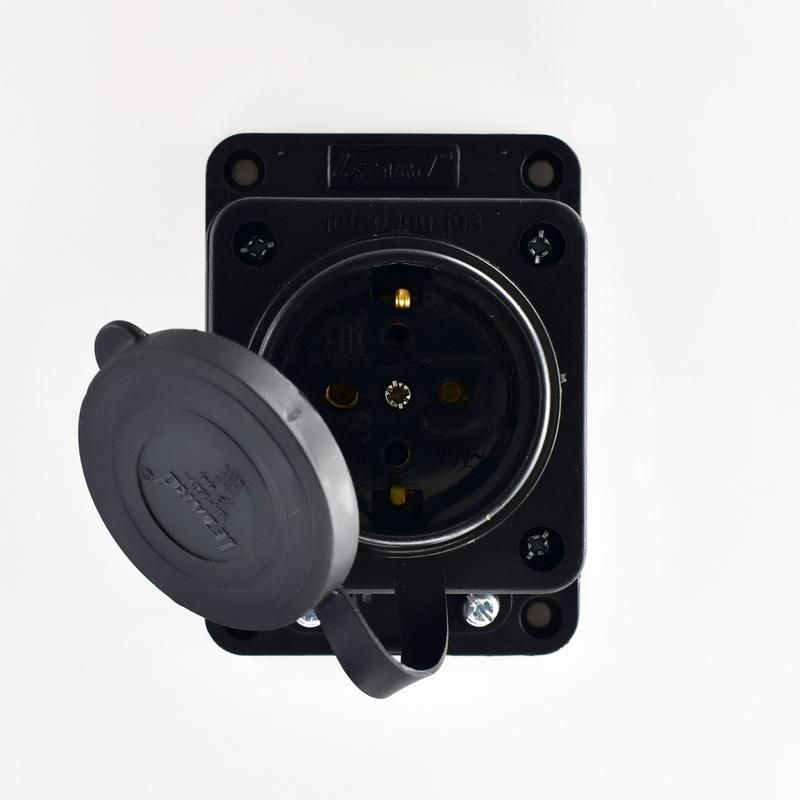 розетка оп 16а 2p+pe ip44 220-240в каучук lezard 106-0400-0103/103 от BTSprom.by