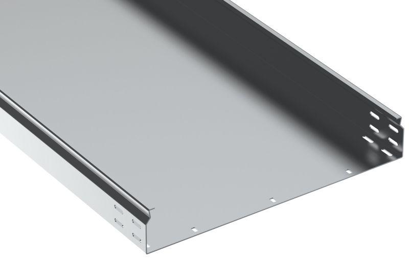 Лоток листовой неперфорир. 80х500 L2500 сталь 2.0мм ESCA 7 IEK CLN10-080-500-200-D25 от BTSprom.by