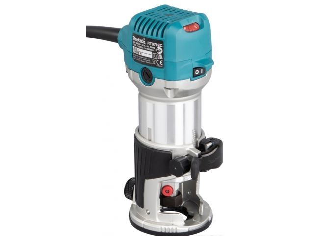 фрезер кромочный makita rt 0702 c (710 вт, цанга 8 мм, 30000 об/мин, регул. об.) rt0702c от BTSprom.by