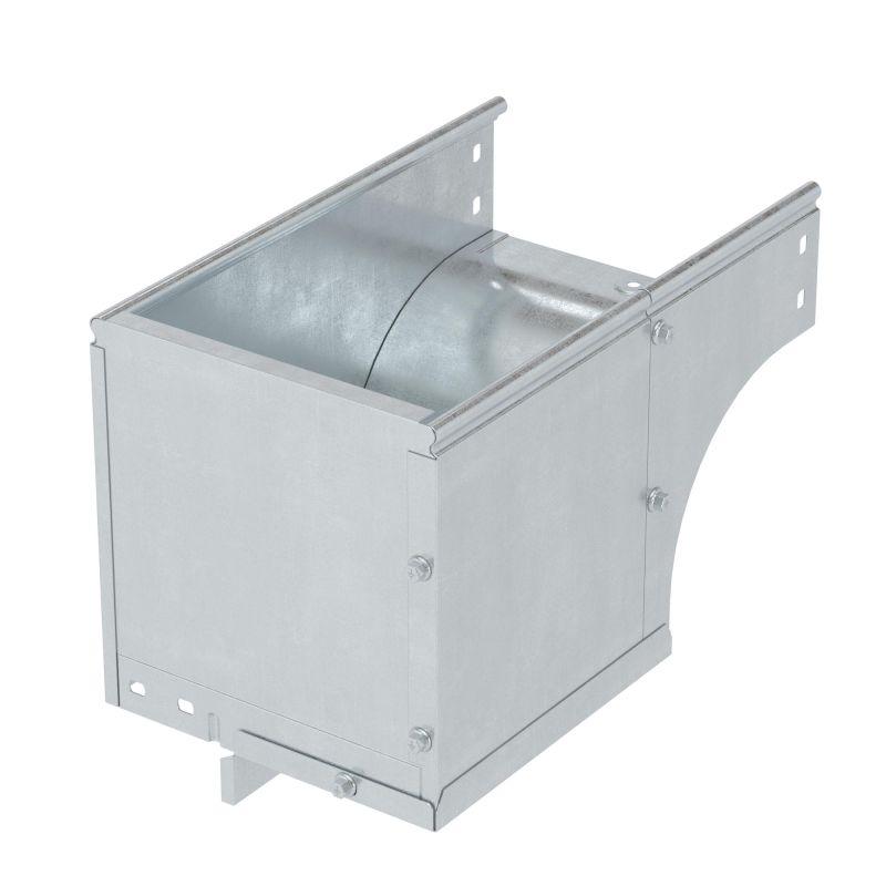 Угол для лотка вертикальный внешний правый 90град. 400х80 CDSD 90 в компл. с крепежн. элемент. гор. оцинк. DKC 37006KHDZ от BTSprom.by