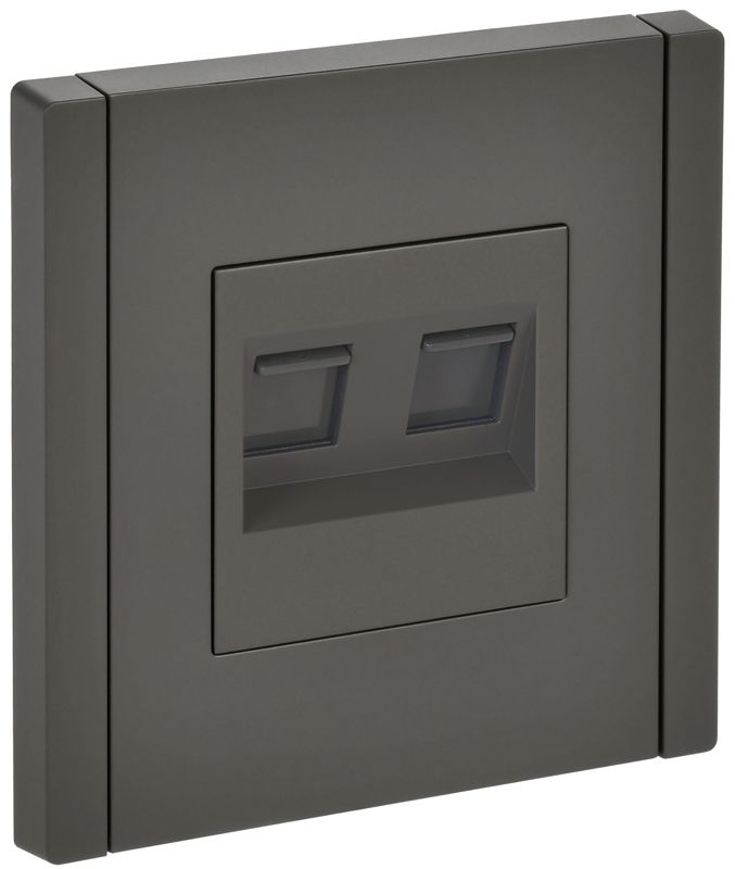 розетка 2-м rj11+rj45 кат.5e forte&piano fp335 сер. iek fp-kt20-o-1-k03 от BTSprom.by
