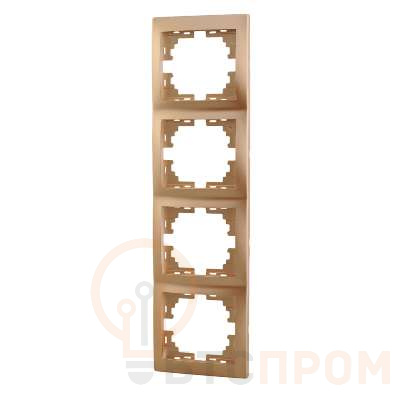 Рамка 4-м Mira вертикал. без вставки зол. метал. LEZARD 701-1300-154 фото в каталоге от BTSprom.by  Рамка 4-м Mira вертикал. без вставки зол. метал. LEZARD 701-1300-154 фото в каталоге от BTSprom.by