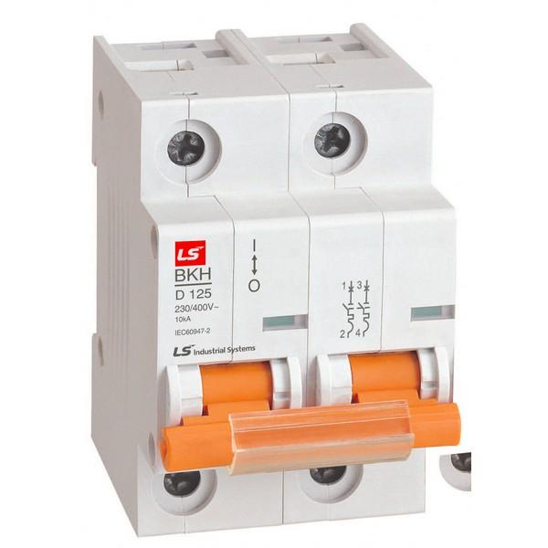 выключатель автоматический модульный 2п c 63а bkh ls electric 061205968b от BTSprom.by