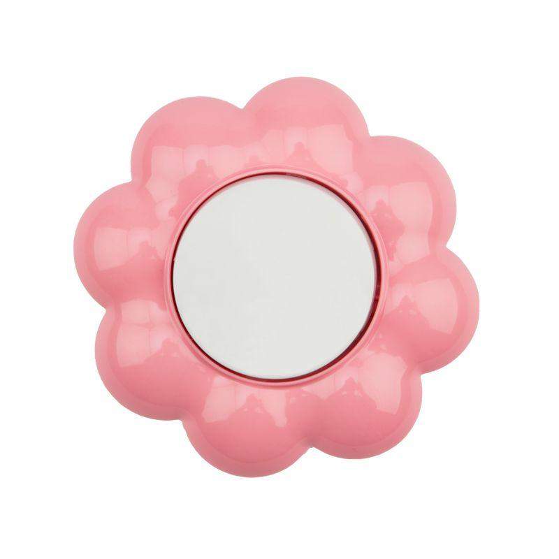 выключатель 1-кл. сп happy цветок бел./розовый kranz kr-78-0623 от BTSprom.by
