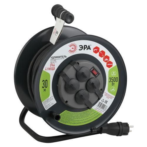 удлинитель на метал. катушке 4х30м с заземл. 16а ip44 rmx-4es-3х2.5-30m-ip44(kg) кг 3х2.5 эра б0043058 от BTSprom.by