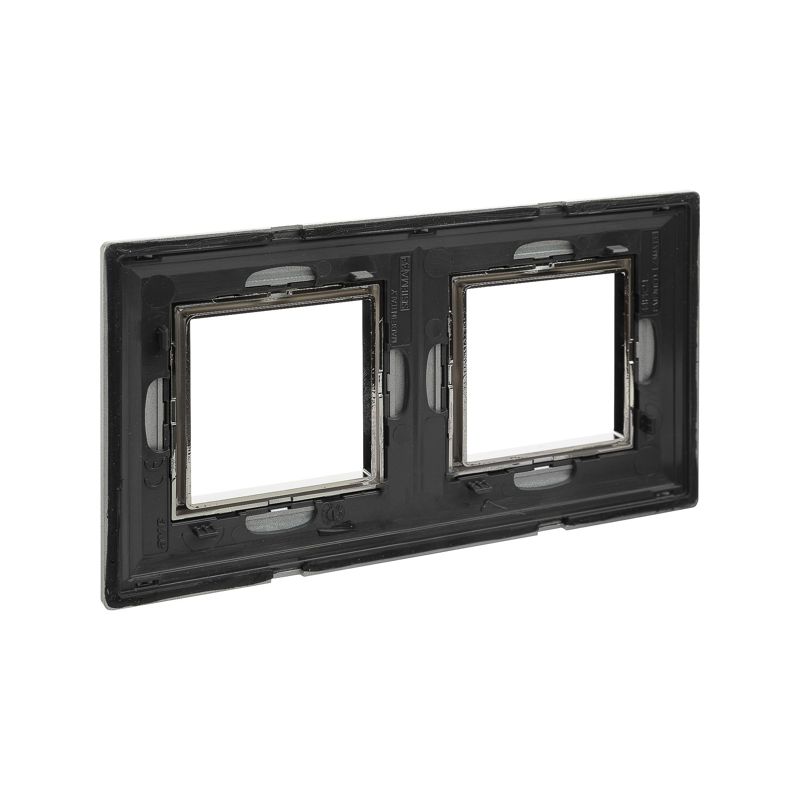  Рамка 2-м 4мод. Avanti метал. свет. серебр. DKC 4404854 фото в каталоге от BTSprom.by