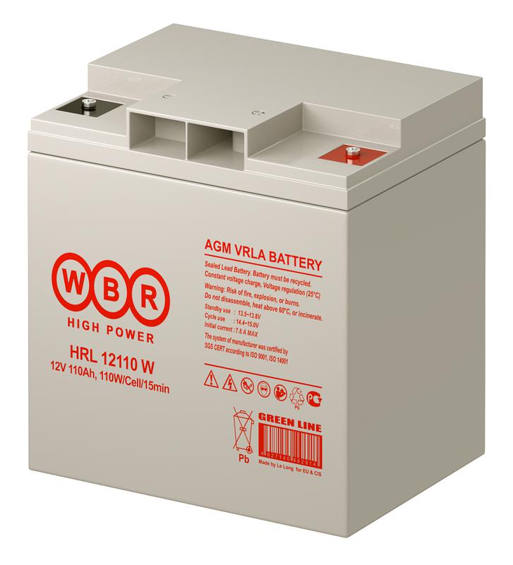 Аккумулятор 12В 28А.ч WBR HRL12110W WBR фото в каталоге от BTSprom.by