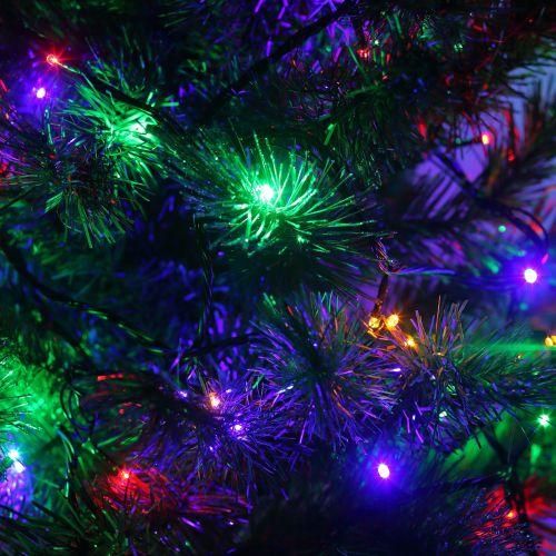  Гирлянда светодиодная "Нить" 10м 100LED 8 режимов зел. пр. 220В IP20 мультиколор ЭРА Б0041893 фото в каталоге от BTSprom.by