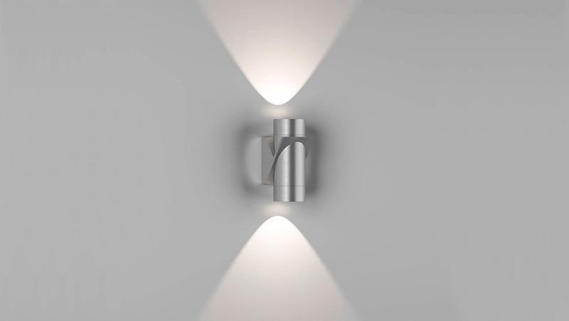 бра двухстороннее sprut gw-a213-6-sl-ww 6вт 3000к ip54 серебр. designled 00-00001544 от BTSprom.by