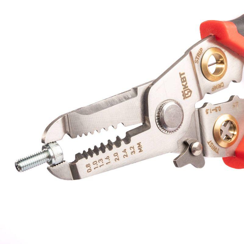  Инструмент для снятия изоляции WSS-02 ПРОФИ КВТ 102399 фото в каталоге от BTSprom.by