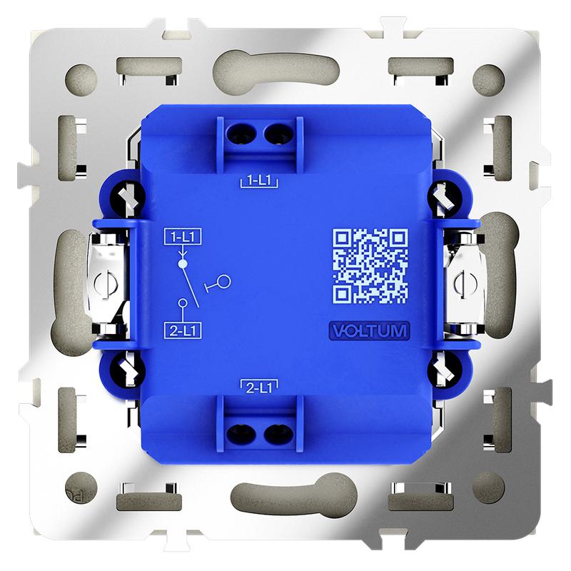  Выключатель 1-кл. СП S70 10А механизм шелк Voltum VLS010104 фото в каталоге от BTSprom.by
