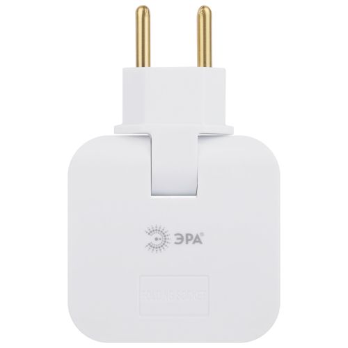  Разветвитель электрический 2-м 10А SPF-2-FL-USB 2USB поворотн. бел. Эра Б0069089 фото в каталоге от BTSprom.by