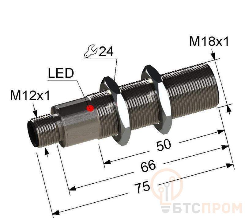  Выключатель бесконтактный PS2-18M75-5B51-C4 (ВБ2.18М.75.5.5.1.С4) Реле и Автоматика A8010-T90600811 фото в каталоге от BTSprom.by