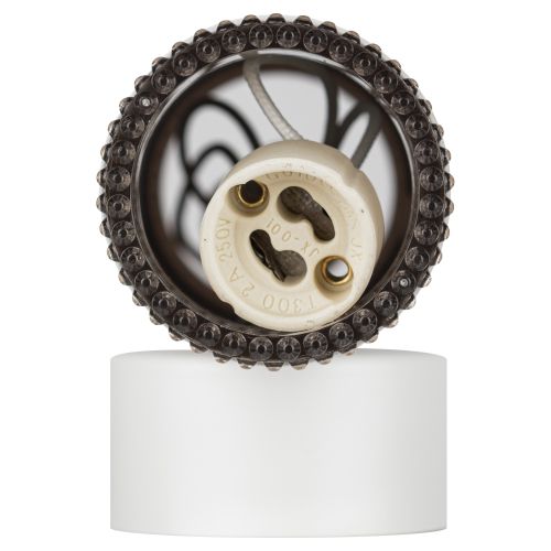  Светильник WL50 WH/BK 2хGU10 2х12Вт IP20 настенный бел. черн. Эра Б0061196 фото в каталоге от BTSprom.by