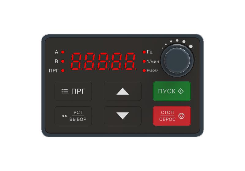  Пульт внешний цифровой однострочный для преобразователей частоты VF-51 и VF-101 VEDA PBC00010 фото в каталоге от BTSprom.by