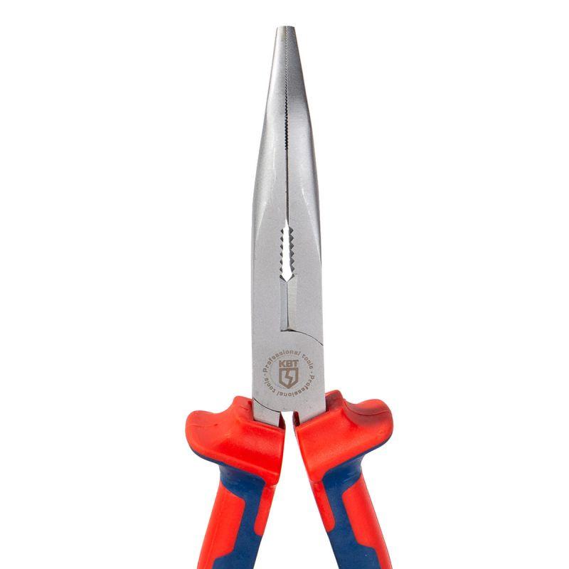  Длинногубцы изогнутые "Мастер" 200мм КВТ 77425 фото в каталоге от BTSprom.by