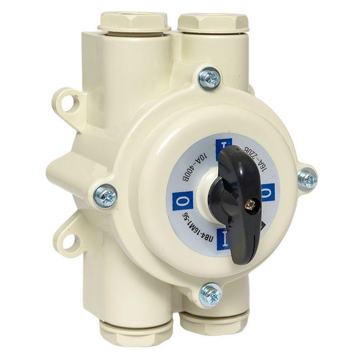 выключатель пакетный 1-кл. 16а ip56 пв4-16 м1 пл. беж. ekf pv-4-16-4 от BTSprom.by