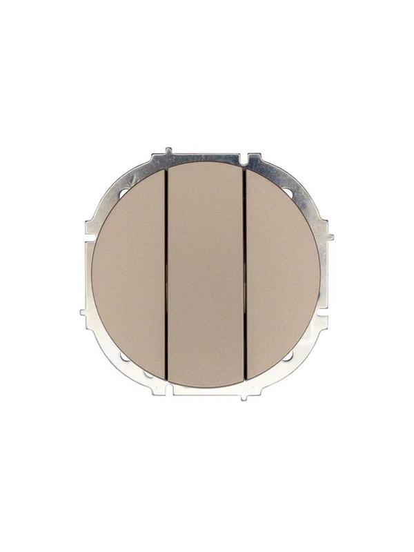 выключатель 3-кл. сп osen механизм титан lezard 743-3788-109 от BTSprom.by