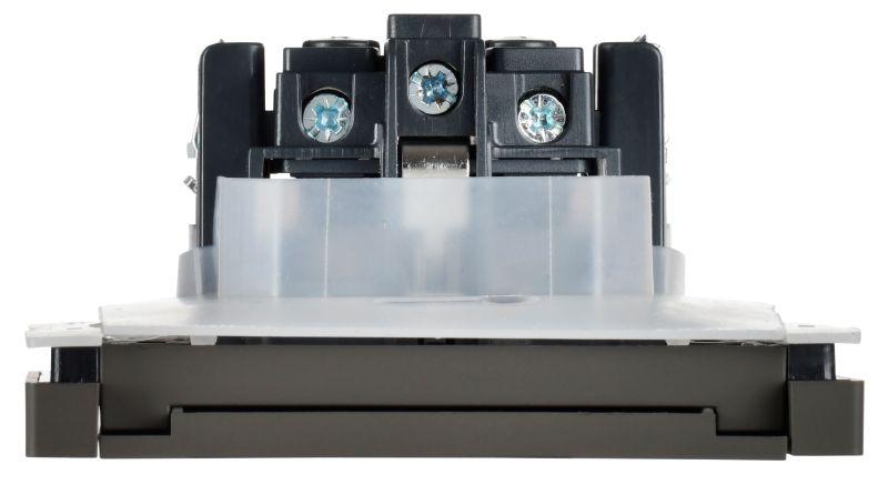  Розетка СП FORTE&PIANO 16А IP44 FP321 с заземл. защ. шторки с крышкой винт. крепл. сер. IEK FP-R16-16-44-K03 фото в каталоге от BTSprom.by