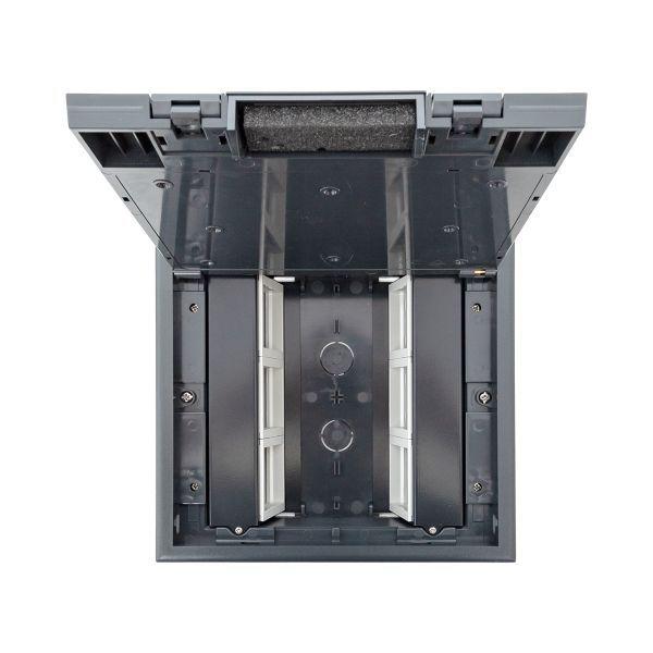  Лючок напольный C-Line 12 с вертикально расположенной приборной рамкой EKF cl-ln-k-12-1 фото в каталоге от BTSprom.by