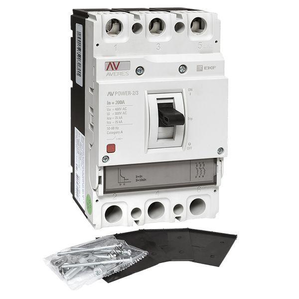  Выключатель автоматический 3п 200А 35кА AV POWER-2/3 TR AVERES EKF mccb-23-200-TR-av фото в каталоге от BTSprom.by