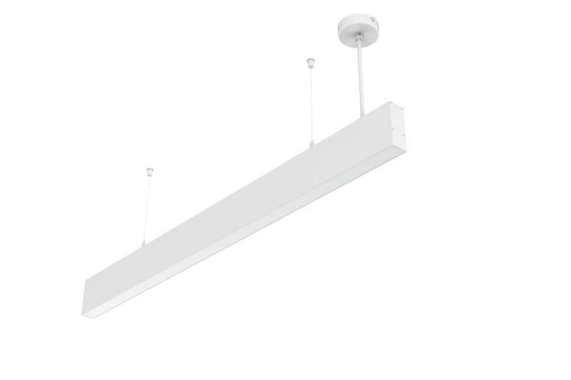 светильник светодиодный angusta high 1009х35х90 21вт 3000к ip40 подвесной ral9003 бел. муар рассеив. опал диммер dali varton v1-r0-00540-30d01-4002130 от BTSprom.by