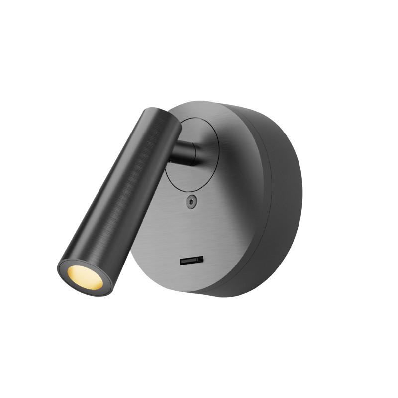 бра shine wall со светодиодом d104хh68 ip20 3000к 3вт ra=90 темный никель алюм. denkirs dk5072-dn от BTSprom.by