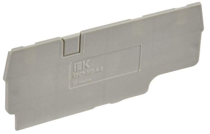 заглушка для cp-mc 3 вывода 4кв.мм сер. iek yct22-00-3-k03-004-zgl от BTSprom.by