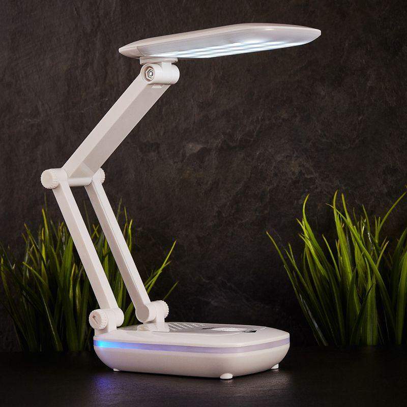  Светильник светодиодный настольный Сиквел Про 5Вт 4000К 220В c солнечн. панелью с ночником бесступенчат. диммер заряжаемый Rexant 75-0217 фото в каталоге от BTSprom.by