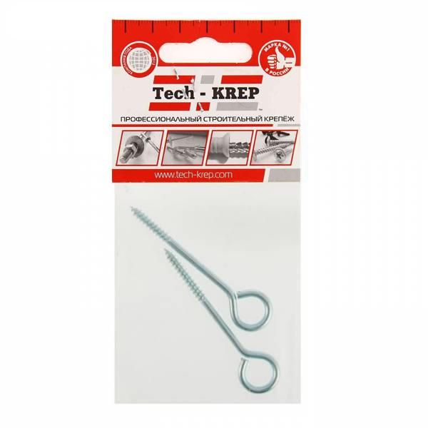 шуруп-кольцо 4.0х50 (уп.2шт) tech-krep/zitar 103894 от BTSprom.by